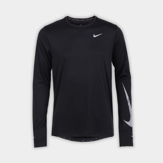 NIKE RUN DIVISION FLASH LONG SLEEVE - BLACK