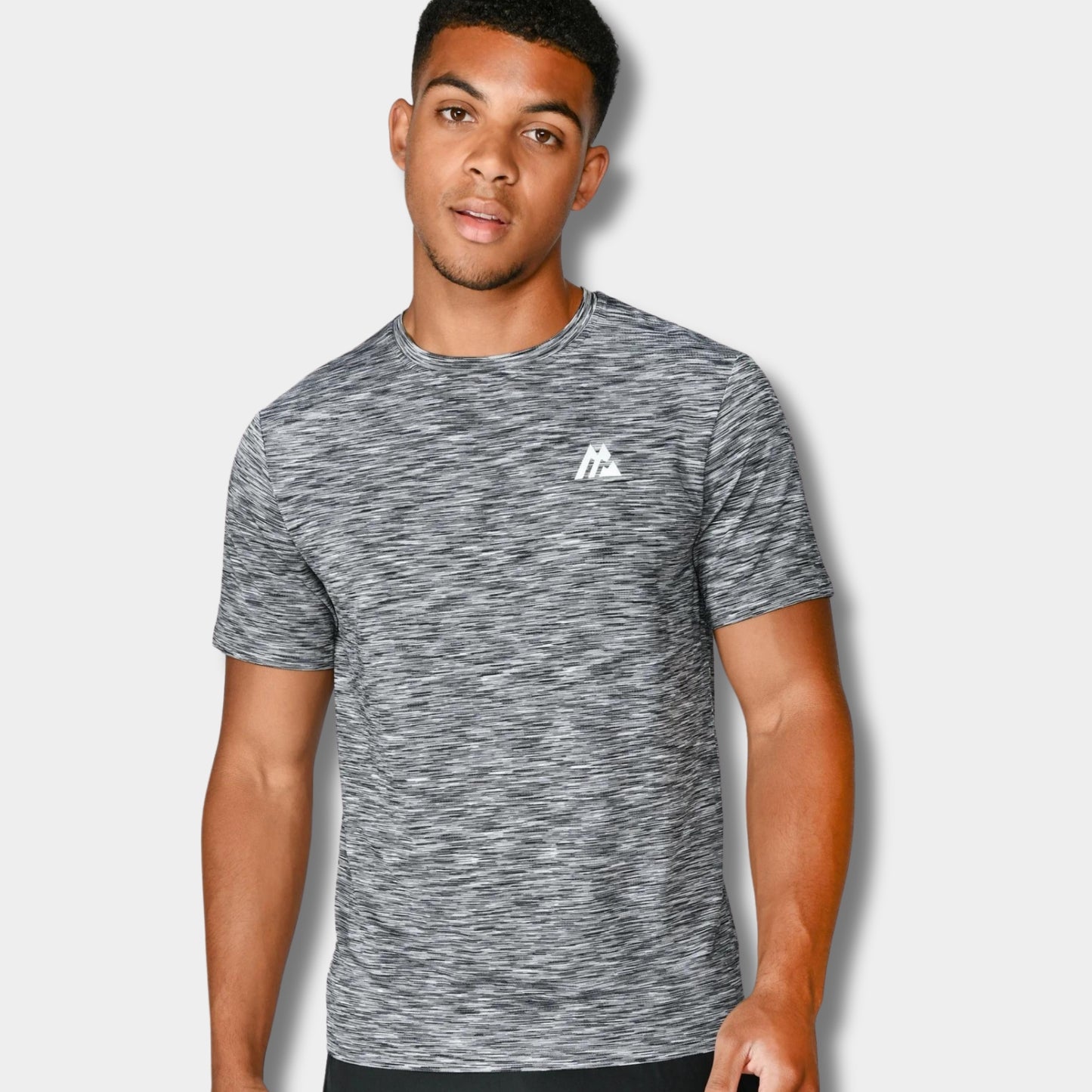 MONTIREX TRAIL 2.0 T-SHIRT - BLACK/WHITE/GREY