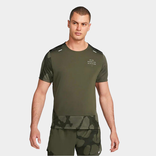 NIKE DRI-FIT RUN DIVISION CAMO T- SHIRT