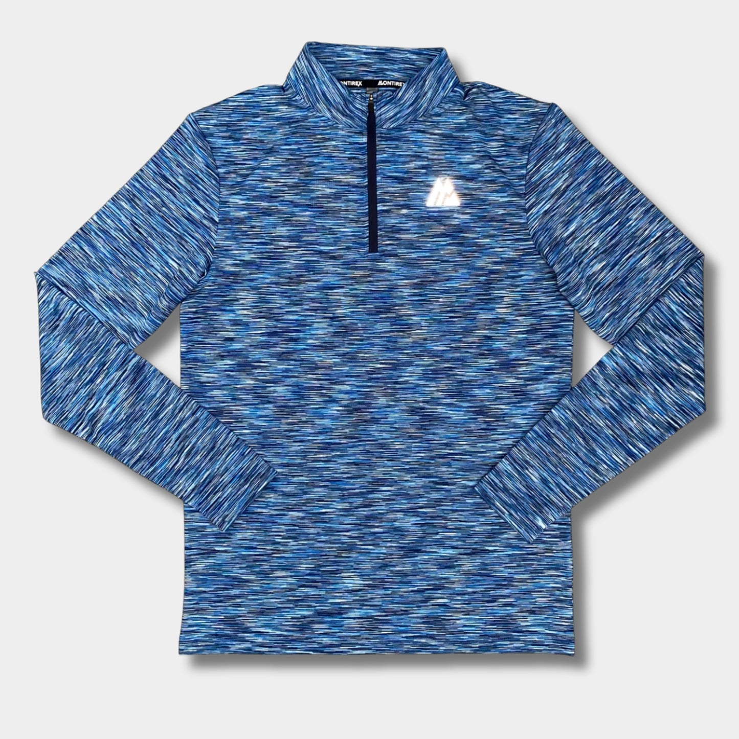 MONTIREX TRAIL 2.0 1/4 ZIP - LIGHT BLUE/MARINE BLUE/MIDNIGHT BLUE/WHITE