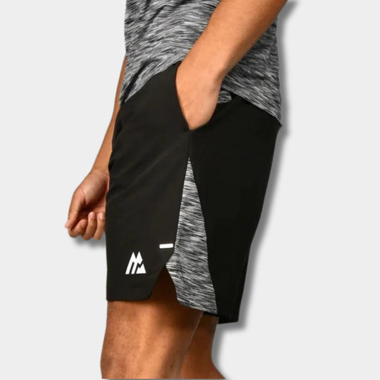 MONTIREX TRAIL PANEL SHORT - BLACK/GREY/WHITE