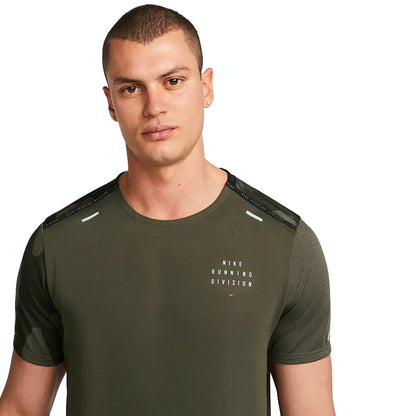 NIKE DRI-FIT RUN DIVISION CAMO T- SHIRT