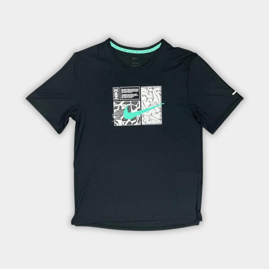 NIKE RUNNING DIVISION T SHIRT - MINT/BLACK