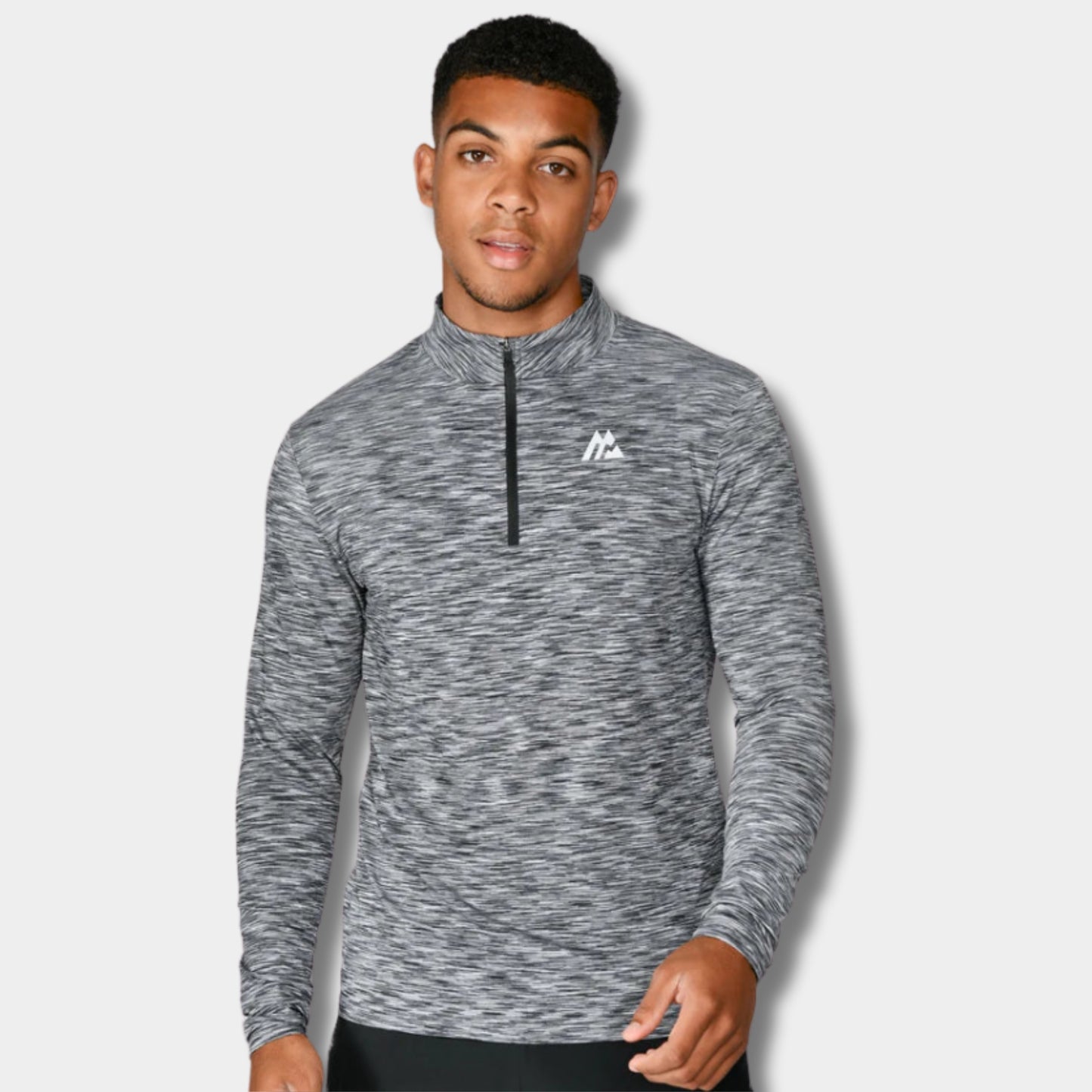 MONTIREX TRAIL 2.0 1/4 ZIP - PLATINUM GREY/CEMENT GREY