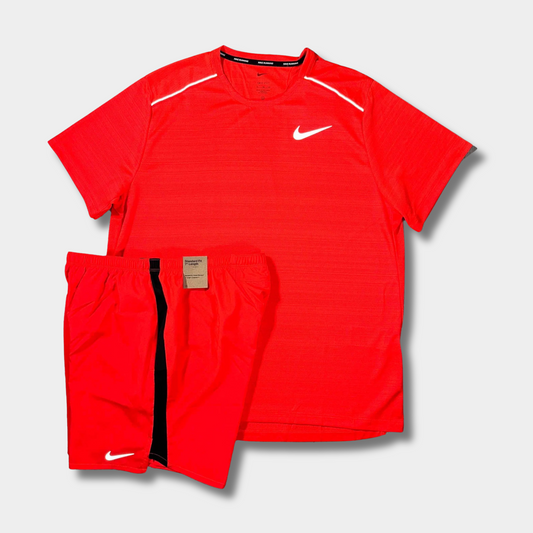 NIKE CRIMSON RED MILER 1.0 SET