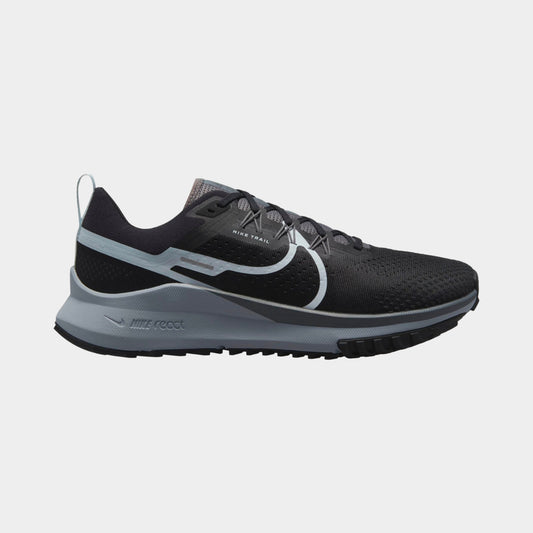 NIKE REACT PEGASUS TRAIL RUNNERS - BLACK / GREY