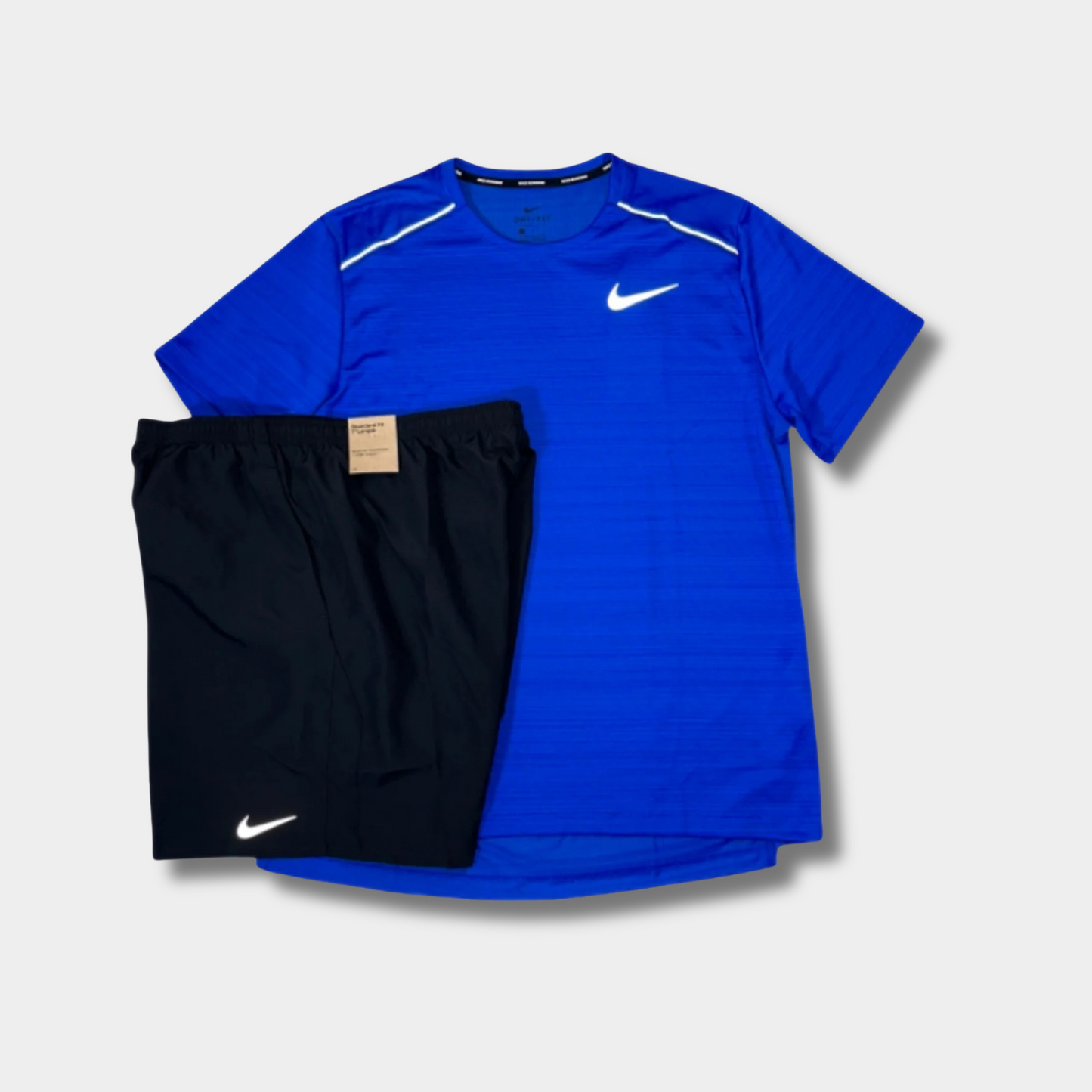 NIKE ROYAL BLUE MILER 1.0 - BLACK CHALLENGER 7" SHORT SET