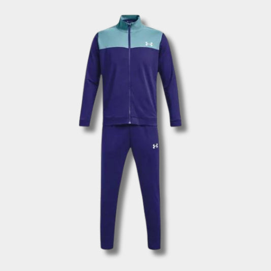 UNDER ARMOUR NOVELTY TRACKSUIT - DOWNPOUR GREY / HARBOR BLUE