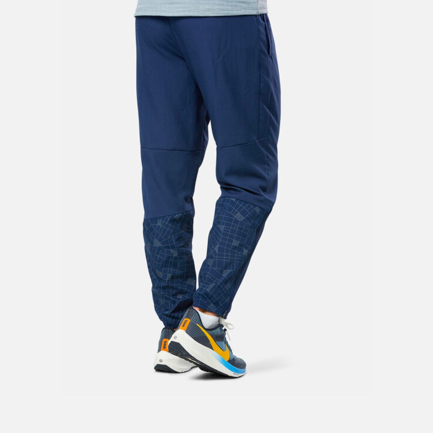 NIKE RUN DIVISION CHALLENGER FLASH REFLECTIVE PANTS - NAVY