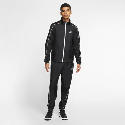 NIKE WOVEN TRACKSUIT - BLACK / WHITE